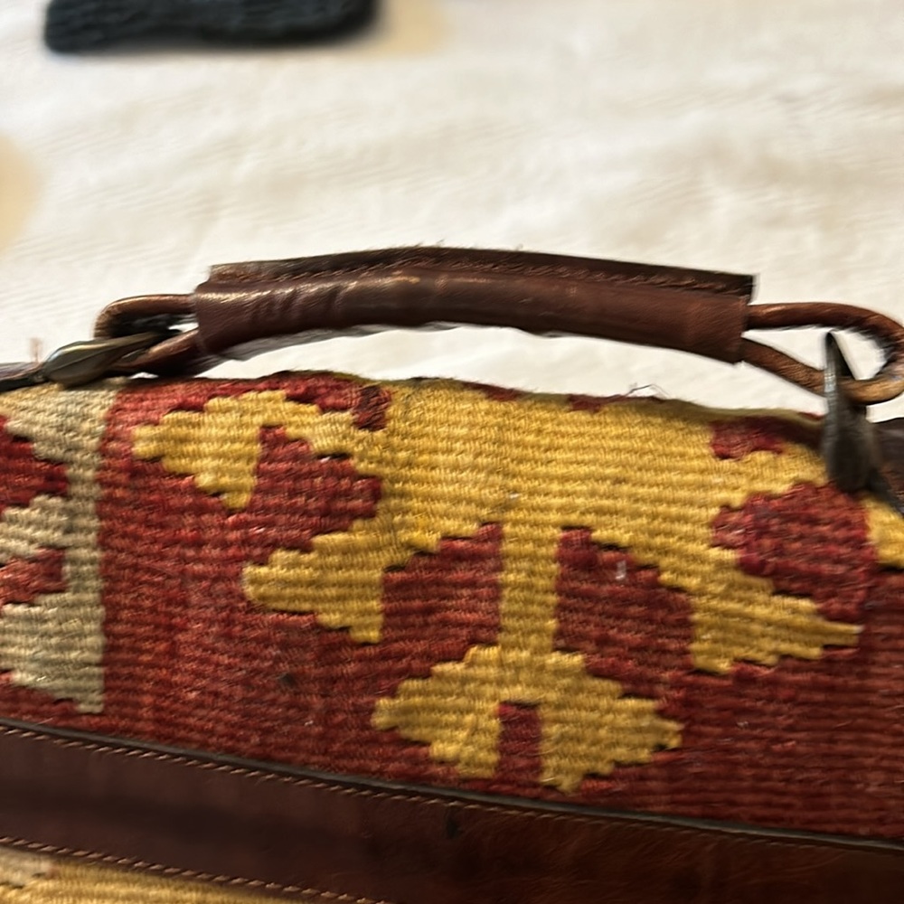 VIntage Boho UnisexTapestry One of a Kind Messenger Bag Satchel made in Turkey - Picture 10 of 10